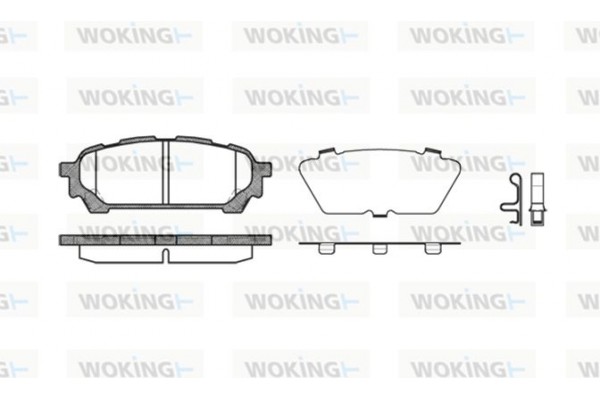 Woking Σετ τακάκια, Δισκόφρενα - P10763.01