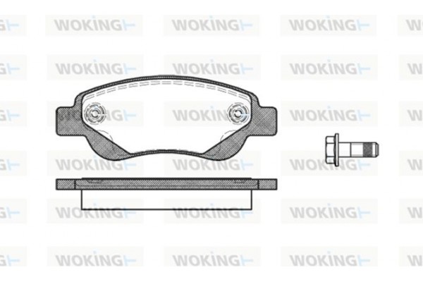 Woking Σετ τακάκια, Δισκόφρενα - P10773.00