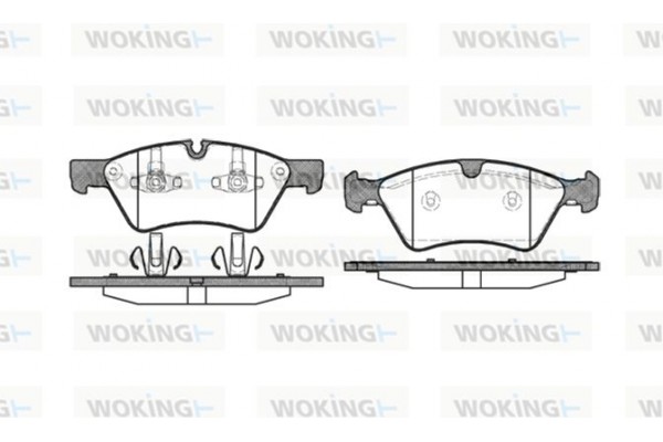 Woking Σετ τακάκια, Δισκόφρενα - P10793.00