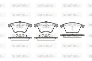 Woking Σετ τακάκια, Δισκόφρενα - P10823.02