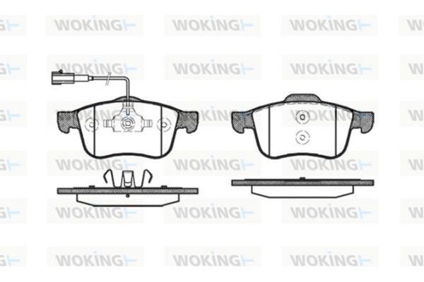 Woking Σετ τακάκια, Δισκόφρενα - P10833.02