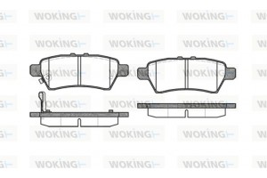 Woking Σετ τακάκια, Δισκόφρενα - P10883.01