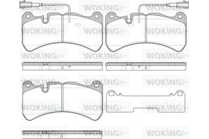 Woking Σετ τακάκια, Δισκόφρενα - P10923.24