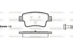 Woking Σετ τακάκια, Δισκόφρενα - P10983.00