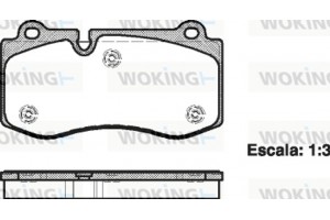 Woking Σετ τακάκια, Δισκόφρενα - P13023.00