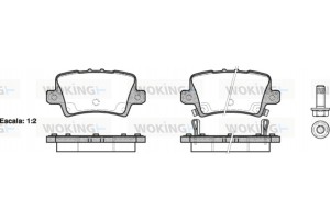 Woking Σετ τακάκια, Δισκόφρενα - P13063.02