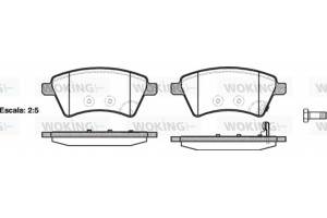 Woking Σετ τακάκια, Δισκόφρενα - P13153.01