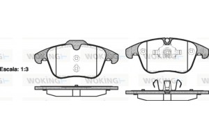 Woking Σετ τακάκια, Δισκόφρενα - P13193.00