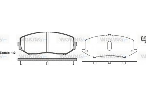 Woking Σετ τακάκια, Δισκόφρενα - P13253.02