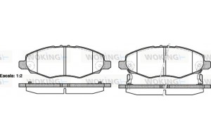 Woking Σετ τακάκια, Δισκόφρενα - P13353.02