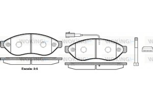 Woking Σετ τακάκια, Δισκόφρενα - P13373.01