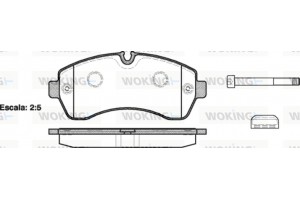 Woking Σετ τακάκια, Δισκόφρενα - P13433.00