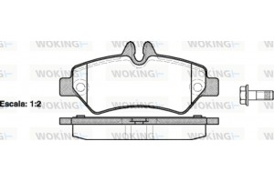 Woking Σετ τακάκια, Δισκόφρενα - P13463.00