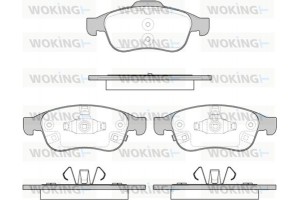 Woking Σετ τακάκια, Δισκόφρενα - P13483.12