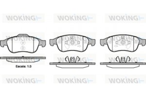 Woking Σετ τακάκια, Δισκόφρενα - P13483.10