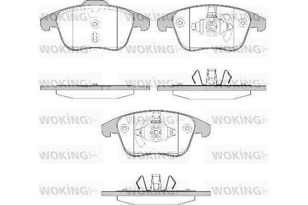 Woking Σετ τακάκια, Δισκόφρενα - P13493.50