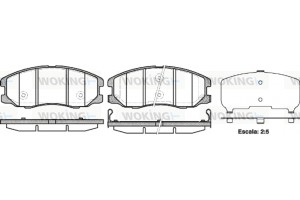 Woking Σετ τακάκια, Δισκόφρενα - P13613.12