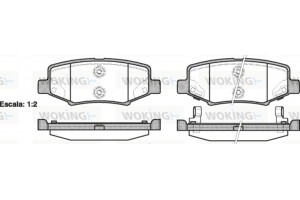Woking Σετ τακάκια, Δισκόφρενα - P13643.02