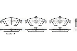 Woking Σετ τακάκια, Δισκόφρενα - P12043.00