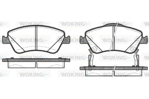 Woking Σετ τακάκια, Δισκόφρενα - P12103.02