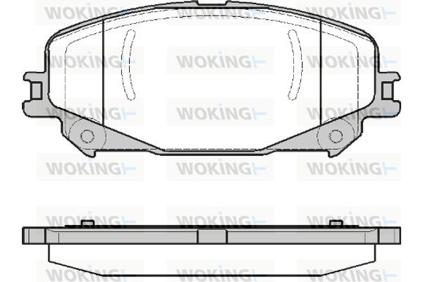 Woking Σετ τακάκια, Δισκόφρενα - P12183.30