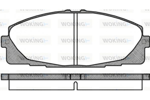 Woking Σετ τακάκια, Δισκόφρενα - P12253.00