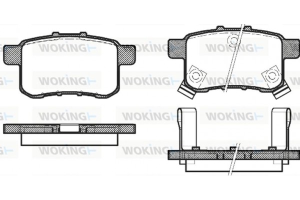 Woking Σετ τακάκια, Δισκόφρενα - P12323.02