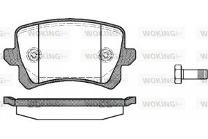 Woking Σετ τακάκια, Δισκόφρενα - P12423.00
