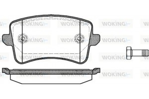 Woking Σετ τακάκια, Δισκόφρενα - P12433.00