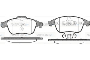 Woking Σετ τακάκια, Δισκόφρενα - P12503.00