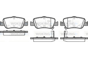Woking Σετ τακάκια, Δισκόφρενα - P12563.02