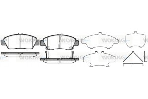 Woking Σετ τακάκια, Δισκόφρενα - P12583.02