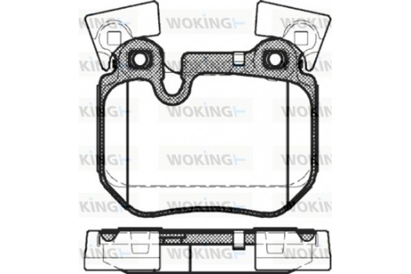 Woking Σετ τακάκια, Δισκόφρενα - P12733.00