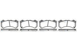 Woking Σετ τακάκια, Δισκόφρενα - P12763.02