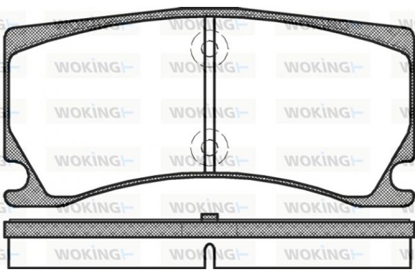 Woking Σετ τακάκια, Δισκόφρενα - P12783.00