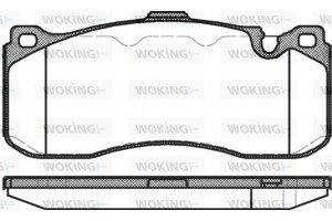 Woking Σετ τακάκια, Δισκόφρενα - P12803.00
