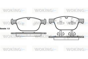 Woking Σετ τακάκια, Δισκόφρενα - P12973.00