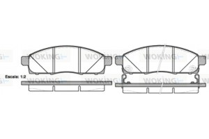 Woking Σετ τακάκια, Δισκόφρενα - P15343.02