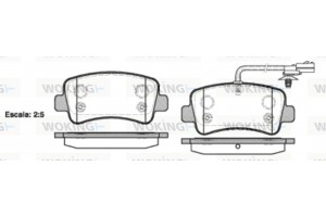Woking Σετ τακάκια, Δισκόφρενα - P15393.01