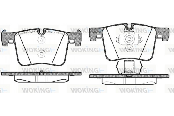 Woking Σετ τακάκια, Δισκόφρενα - P15573.00