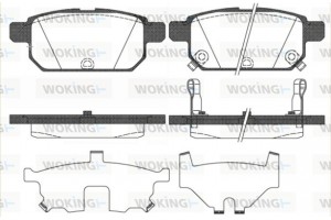 Woking Σετ τακάκια, Δισκόφρενα - P15713.02