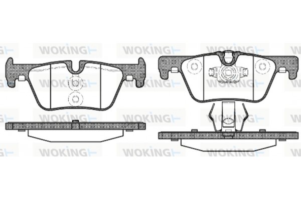 Woking Σετ τακάκια, Δισκόφρενα - P15763.00