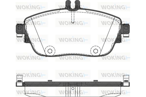 Woking Σετ τακάκια, Δισκόφρενα - P15853.08