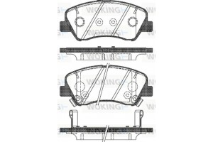 Woking Σετ τακάκια, Δισκόφρενα - P15883.02