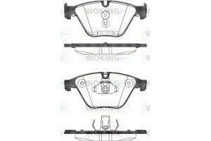 Woking Σετ τακάκια, Δισκόφρενα - P15963.00