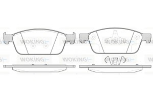 Woking Σετ τακάκια, Δισκόφρενα - P14103.10