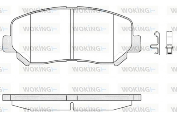 Woking Σετ τακάκια, Δισκόφρενα - P14133.02