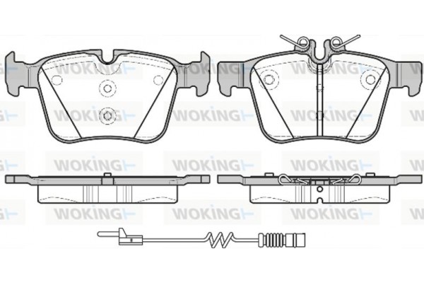 Woking Σετ τακάκια, Δισκόφρενα - P14163.20