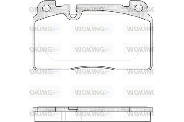 Woking Σετ τακάκια, Δισκόφρενα - P14273.00