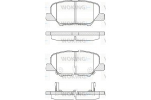 Woking Σετ τακάκια, Δισκόφρενα - P14363.02